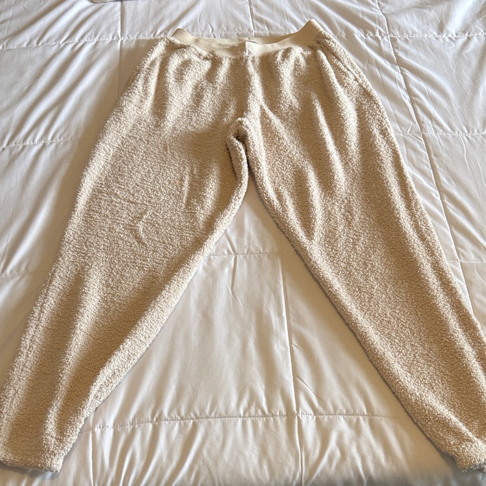 Calvin Klein Cozy Cream Textured Pants - Picture 3 of 10